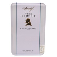 Davidoff Winston Churchill Belicoso (lata x 4 unidades) cigarro (4.5x46) Davidoff Winston Churchill Belicoso (lata x 4 unidades) cigarro (4.5x46)