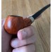 Lorenzo Giada lisa Curva Churchwarden lectura marron claro 9mm